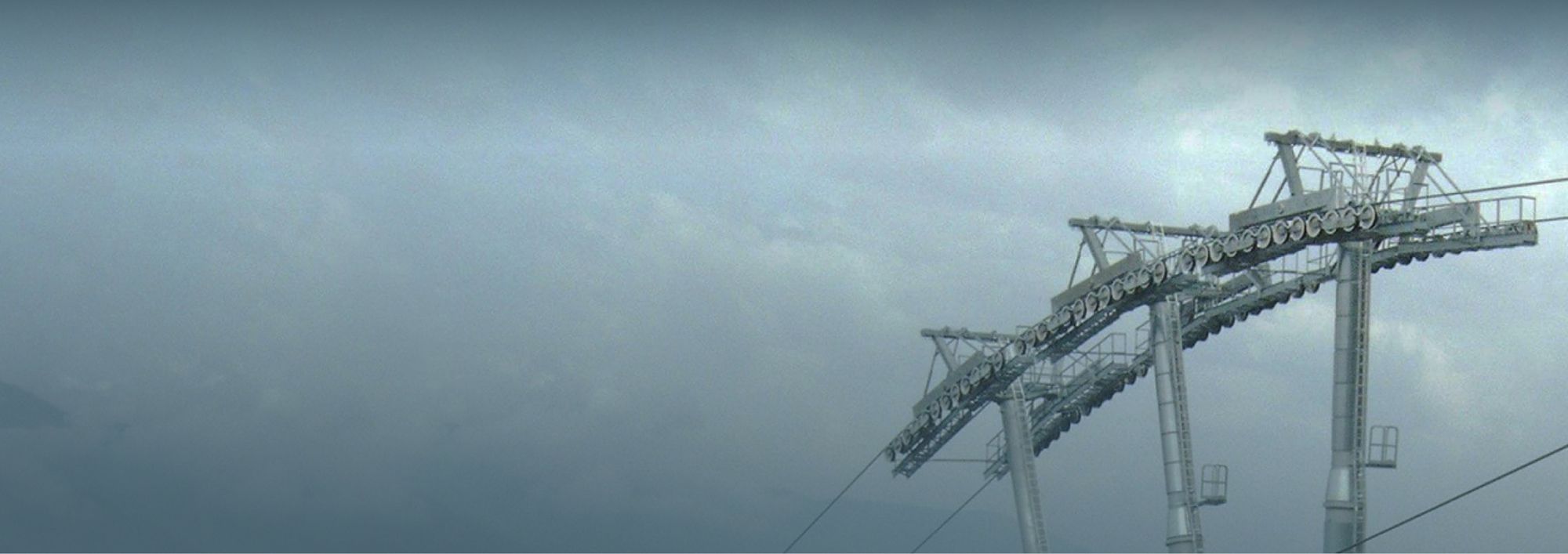 Seilbahnspitze in der Nahaufnahme